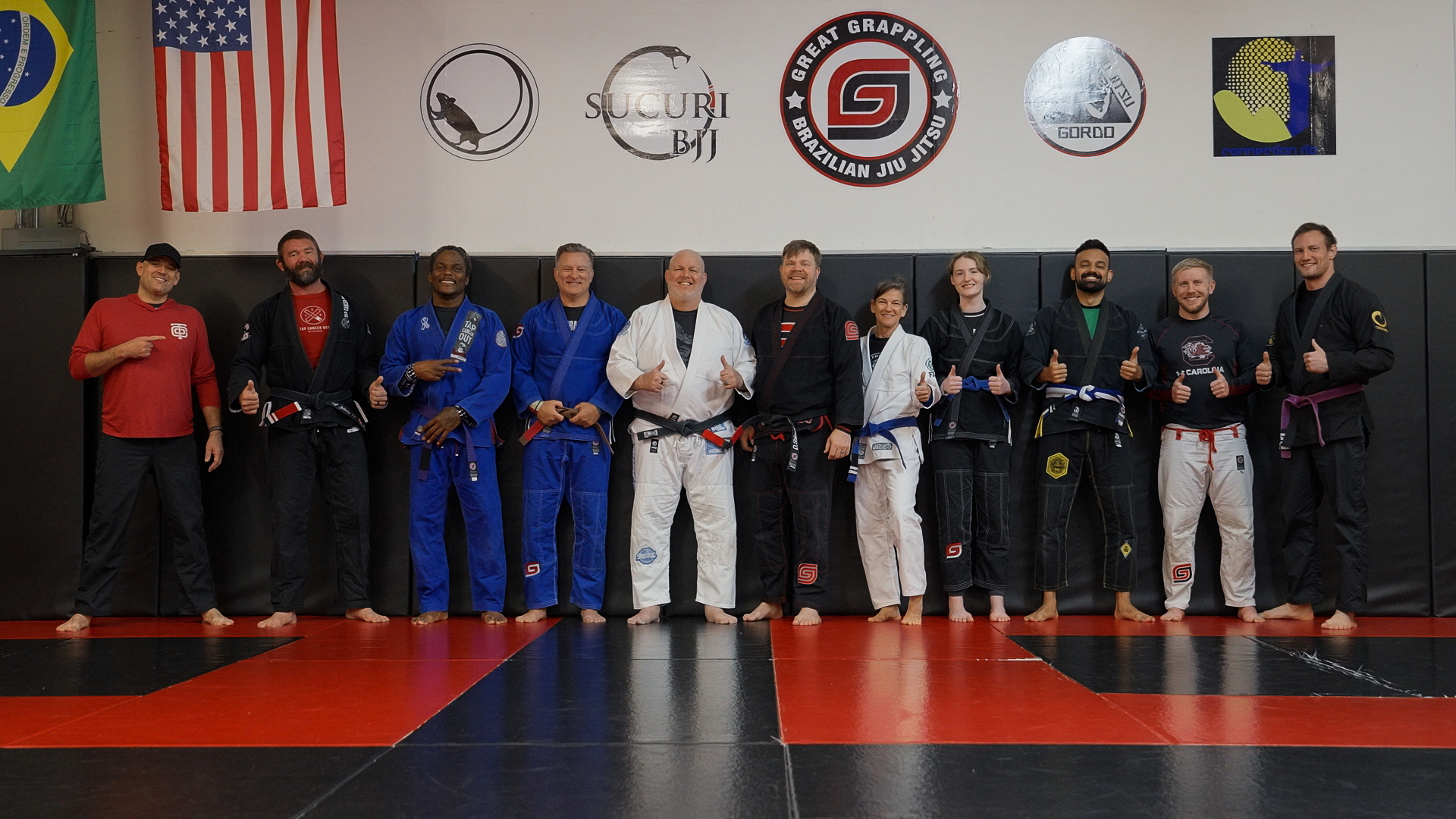 Great Grappling academy team supporting Global Grappling Day